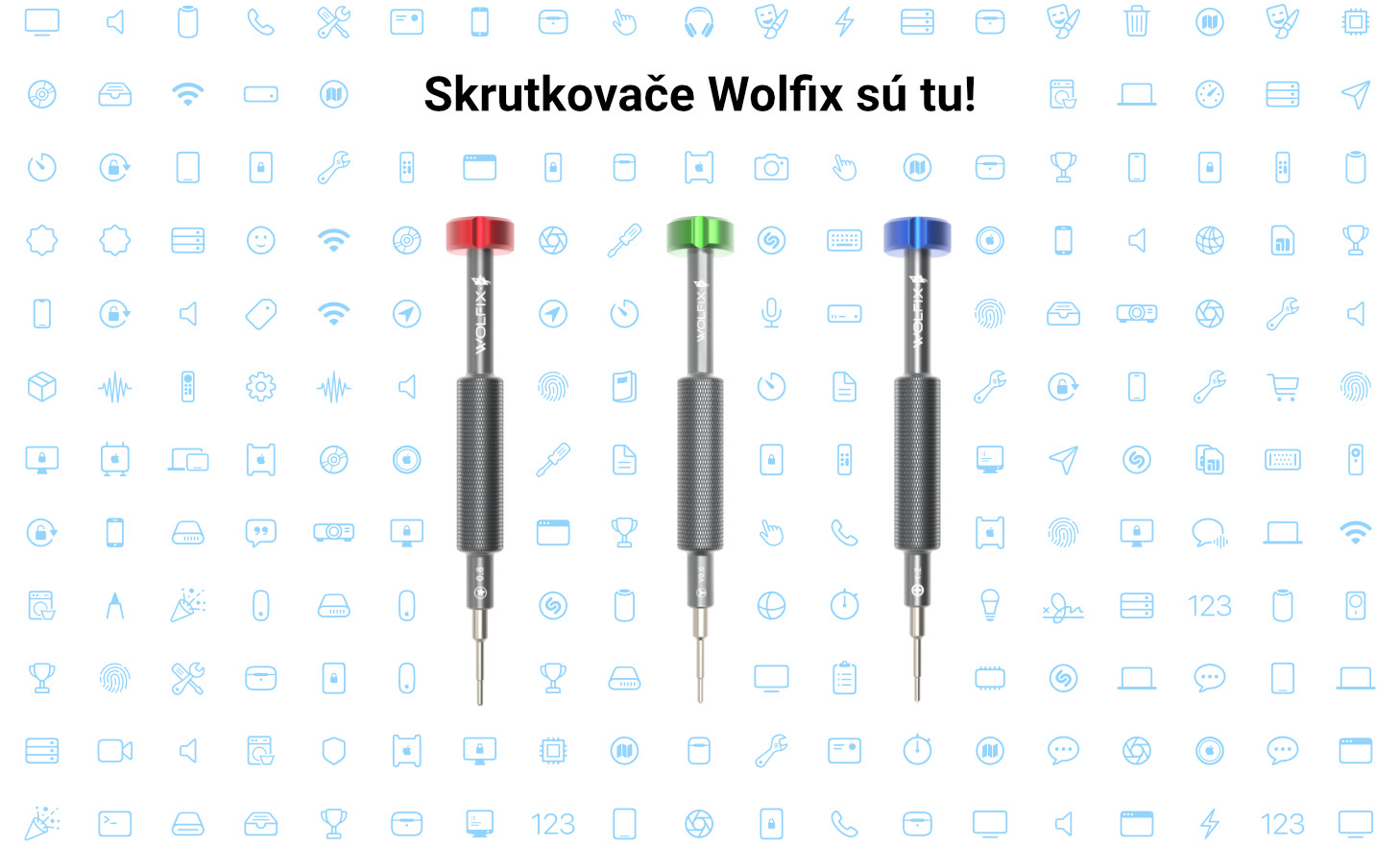 Skrutkovače Wolfix sú tu!