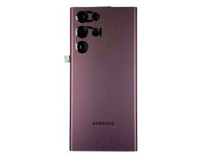 Zadní kryt Samsung Galaxy S22 Ultra (S908) (Service Pack) (Burgundy)