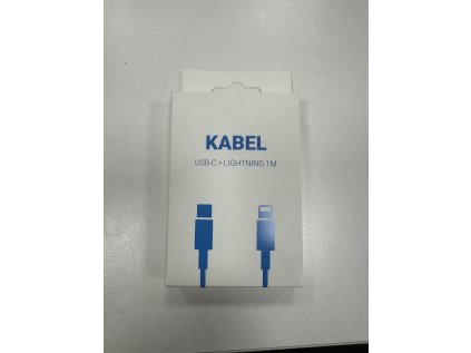 DOPRODEJ - Kabel USB-C > Lightning 1m (černý)
