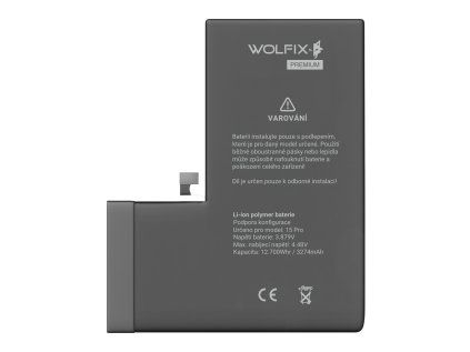Baterie iPhone 15 Pro (podpora konfigurace „Originální díl“)