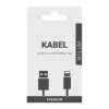 Kabel USB-A > Lightning 1m - PREMIUM (white)