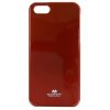 Ochranný kryt Goospery Jelly iPhone 5/5s/SE - červený
