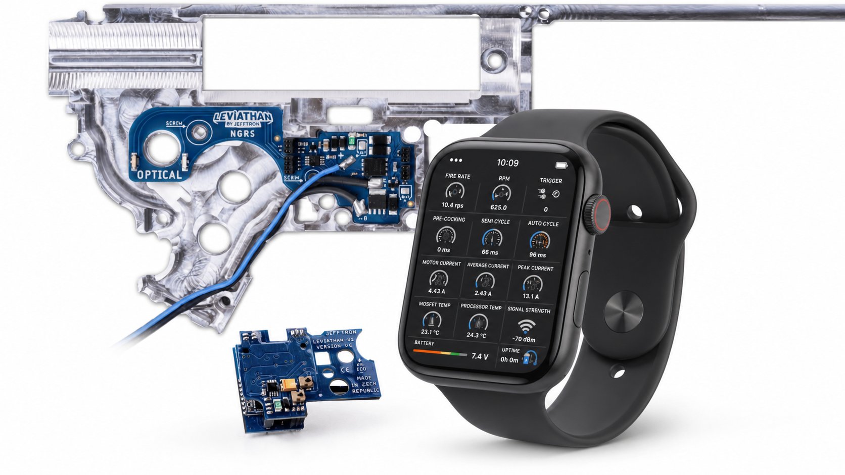 Zbraň ovládaná přímo z Apple Watch