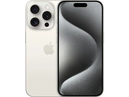 apple iphone 15 pro max 128gb bílý titan