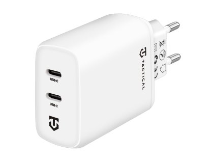 Tactical Adapter 40W 2x USB-C bílá
