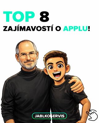 🍎 Top 8 zajímavostí o Apple Svět Apple je plný detailů, inovací a příběhů, které stojí za to znát. Vybrali jsme pro vás 8...