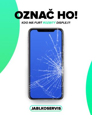 Soutěž o největšího “pavoukáře” roku! 🕸️📱 Označ v komentářích někoho, kdo má na displeji víc prasklin než pixelů, ale...