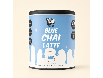 The YEAH Blend Blue chai latte 250g
