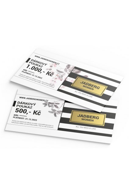 darkovy poukaz voucher jadberg women v2