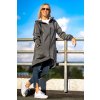 damska dlouha mikina na zip s kapuci chloe seda jadbergwomen