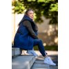 damska dlouha vesta tmave modra aspen jadbergwomen 9