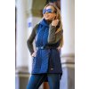 damska dlouha vesta tmave modra aspen jadbergwomen 3