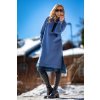 dámska mikina s kapuci claire modra 14
