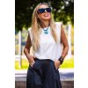 dámské tričko bez rukávů spring bílé jadbergwomen 21