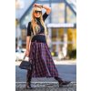 tartanová sukně Yonni – celoroční outfit