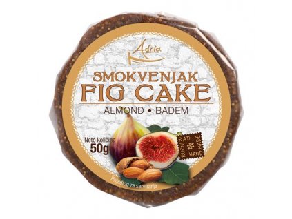 Fíkový koláček s mandlemi 50g (hand made)