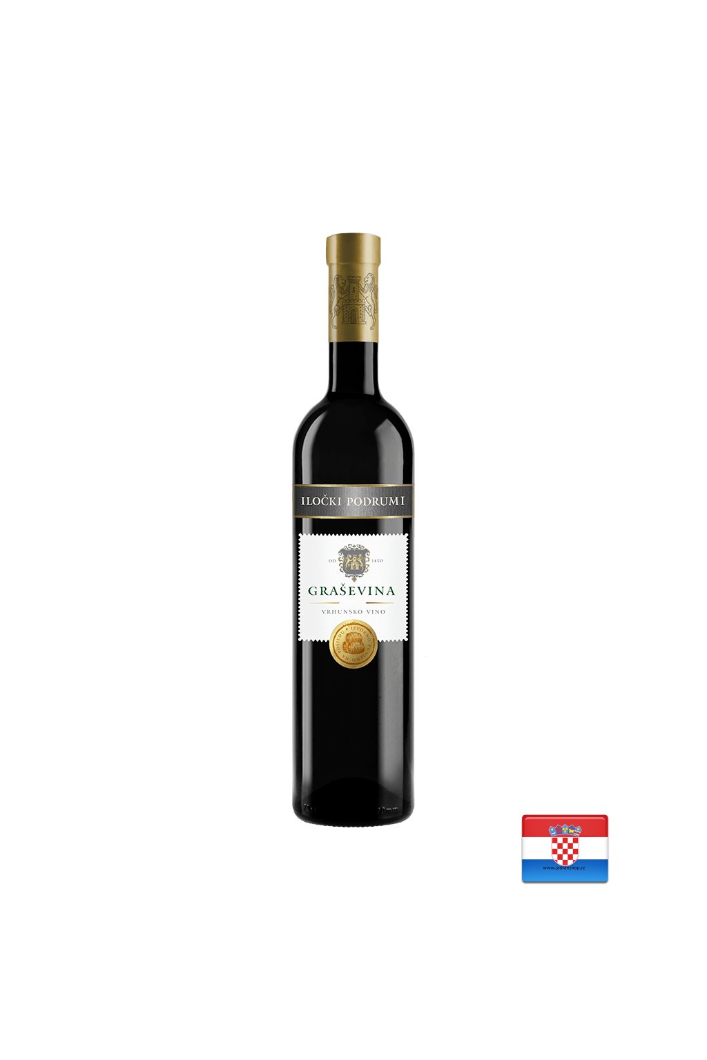 Wino Graševina Premium 0,75l  Wino Graševina