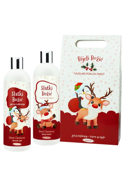 poklon paket bijeli bozic