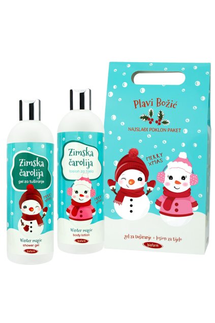 POKLON PAKET PLAVI BOZIC