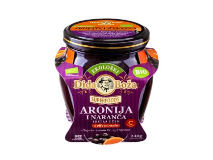 Džem z Aronie a pomaranča BIO 240g