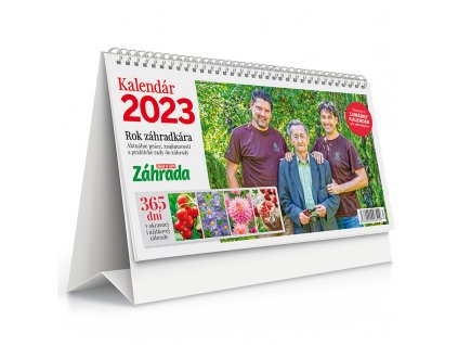 Zahrada kalendar 2023 3D v800