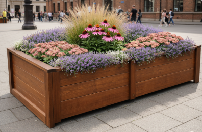 Zkrášlete veřejný prostor vyvýšenými záhony