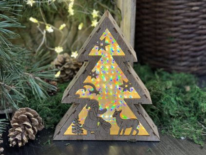 Strom svítící Mikuláš