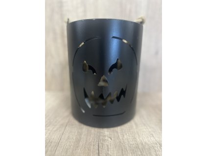 Lucerna nazlobená dýně - kov - velká