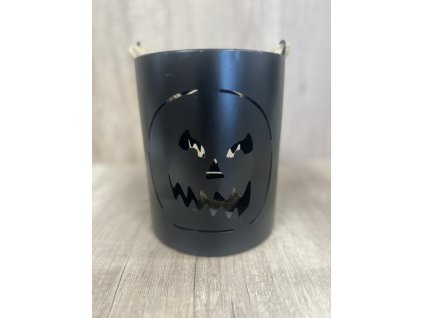 Lucerna nazlobená dýně - kov - střední