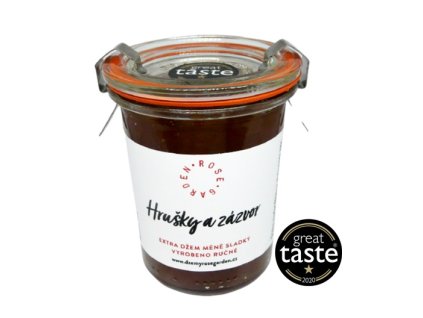 7082 1 dzem rose garden hrusky se zazvorem 160 g