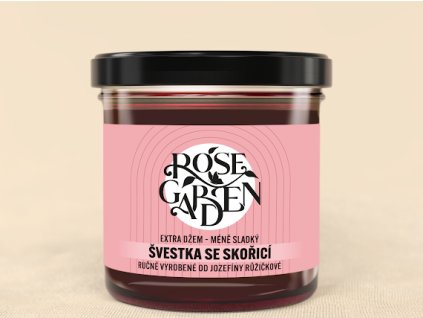 Džem Rose Garden Švestky se skořicí 160 g