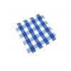 Kuchyňská utěrka-100% bavlna -kostka Modrá(50x70cm)
