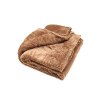 Deka mikroplyš 150x200cm - Textura-Hnědá