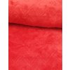 Deka mikroplyš 150x200cm - Textura-Červená-Vlny