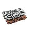 Osuška zebra 70x140-hnědá