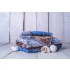 Set ruční a osuška - Orient Modrá 50x100, 70x140cm