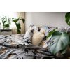 Povlečení bavlna - Silver leafs 140x200, 70x90, 40x40cm