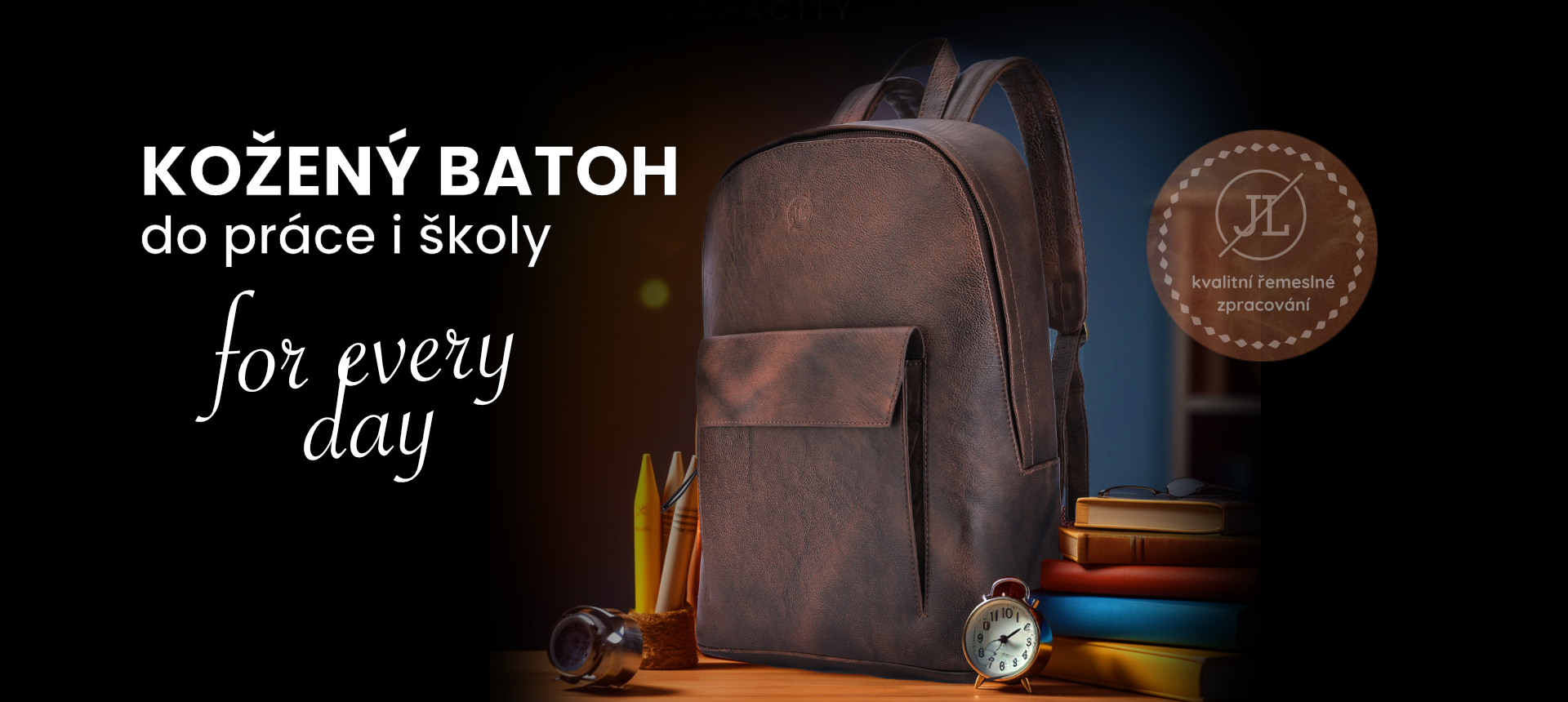 Kožený batoh