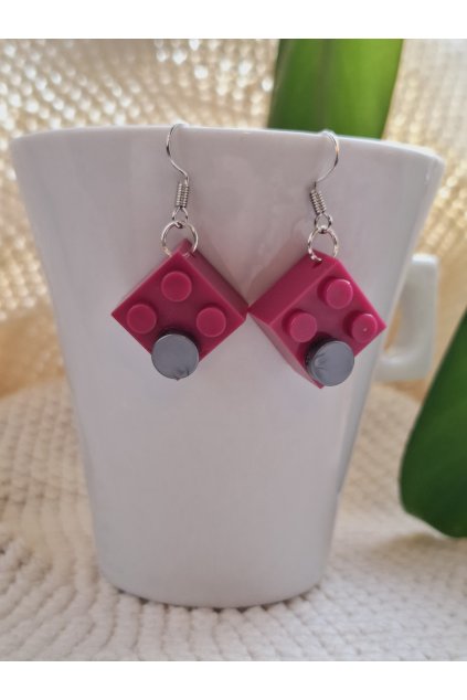 LEGO náušnice - Olovo v purpuře