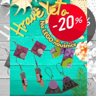 Léto je tady! ☀️. A s ním i -20% SLEVA na všechny naše parádní LEGO náušnice! 🤩 Dodej svému letnímu outfitu hravost a...