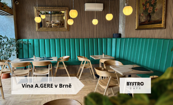 Víno A.Gere v Bystro Cafe