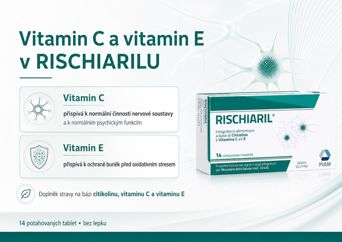 Vitamin C a vitamin E v RISCHIARILU