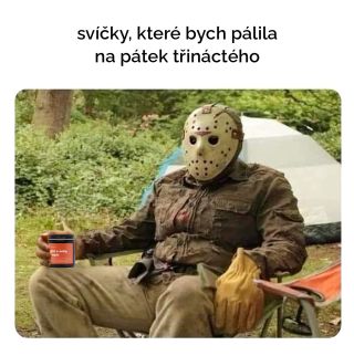 pátek 13. survival kit 🙌🏻 #patek #svicky #meme #patektrinacteho #czech