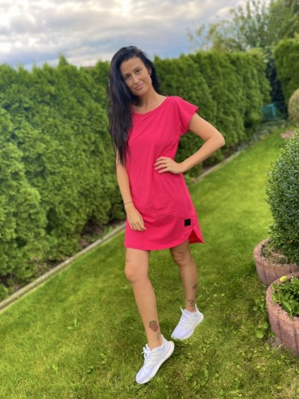 Dámské šaty TRIPLE MALINA