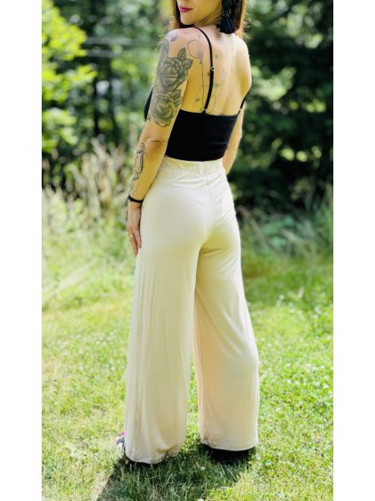 Dámské elegantní kalhoty BUSINESS NUDE LONG