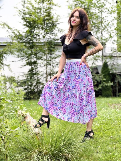 Dámská SUKNĚ s volanem Demi FLORA