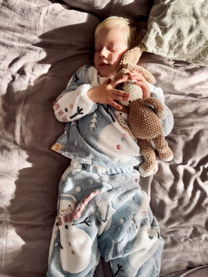 Dětské Plyšové Kalhoty - SVÍTÍCÍ VE TMĚ