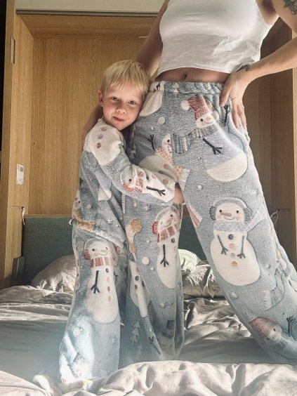 Dámské Plyšové Kalhoty - SVÍTÍCÍ VE TMĚ