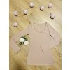 Triko BASIC BEIGE - dlouhý rukáv - Maminka