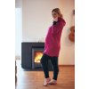Prodloužená mikina WARMKEEPER HOOD UP POPPY - Dámská (vhodné pro TĚHOTNÉ)